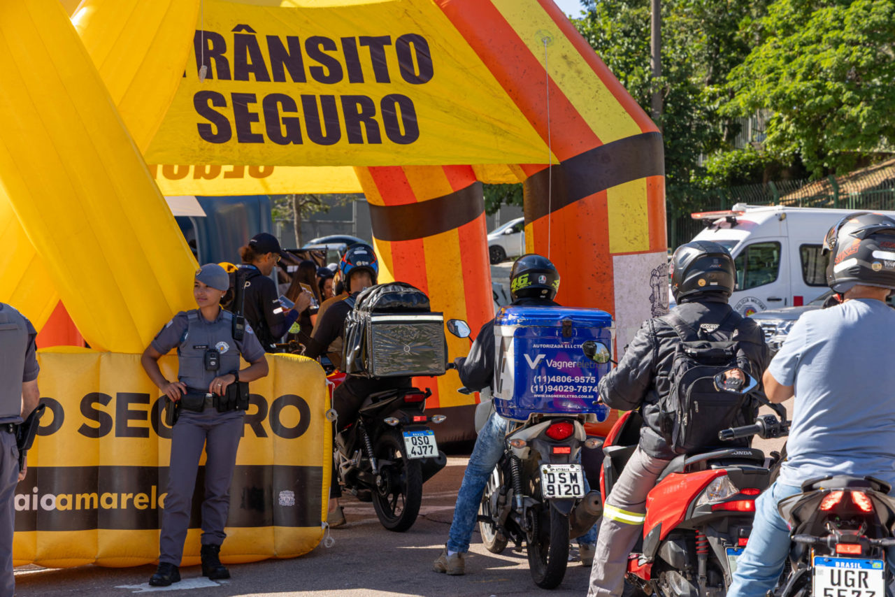 Maio Amarelo: motociclistas reforça segurança no trânsito