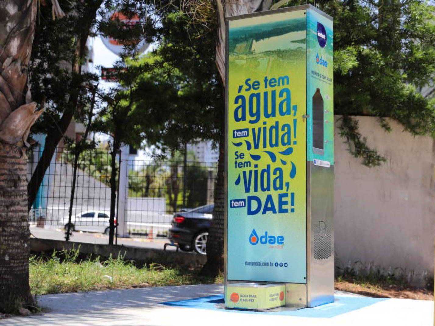 DAE amplia pontos de hidratação gratuita em Jundiaí