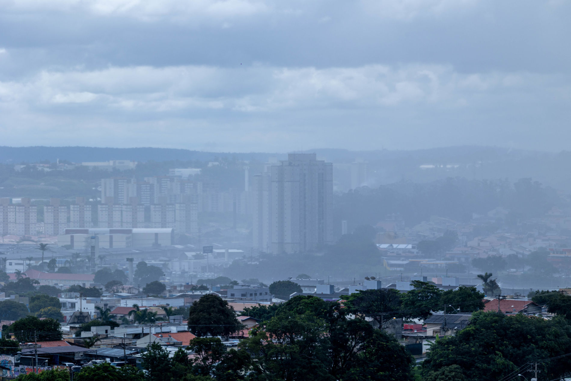 Defesa Civil alerta para chuva forte e queda de temperatura em Jundiaí