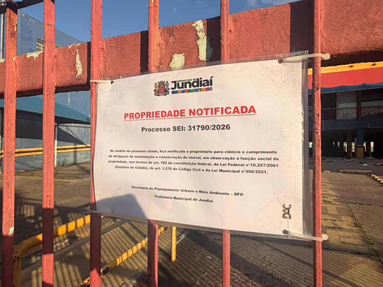 Imóveis abandonados em Jundiaí passam por fiscalização