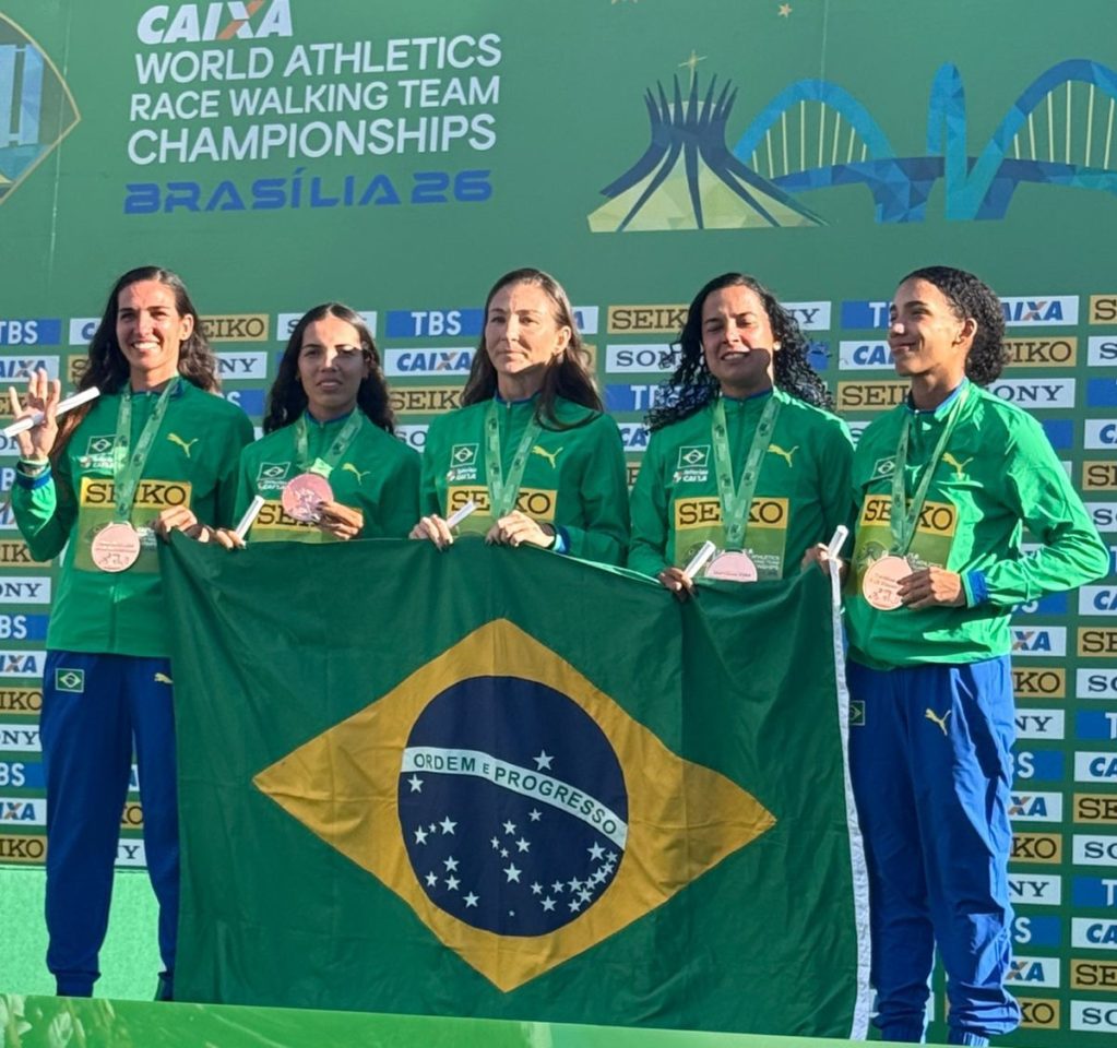 Atleta de Jundiaí conquista bronze no Mundial de Marcha Atlética