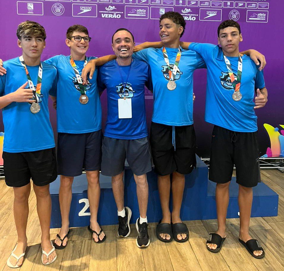 Jundiaí conquista bronze inédito no Brasileiro Infantil de Natação