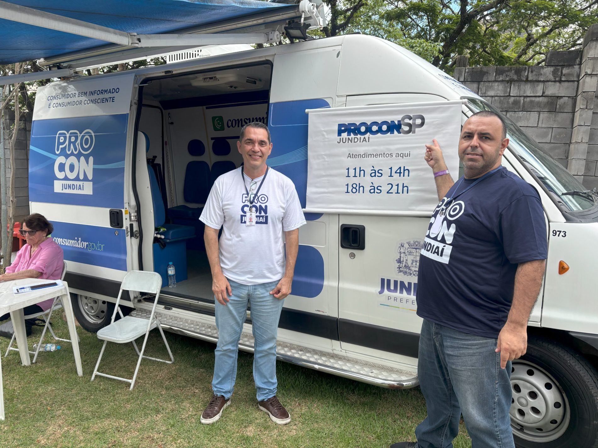 Procon Móvel orienta consumidor na Festa da Uva de Jundiaí